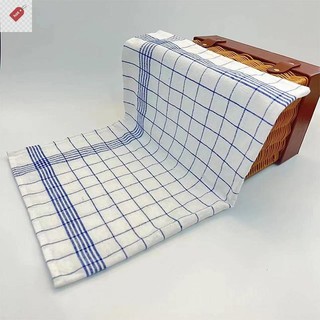 ALIK Khăn Ăn Kẻ Sọc Đỏ Và Xanh Vải Ins Phong Cách Placemat Vải Đạo Cụ Thực Phẩm VN