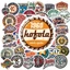 50 Sticker Vintage Label chống nước sticker dán laptop, điện thoại, đàn guitar, mũ bảo hiểm, vali