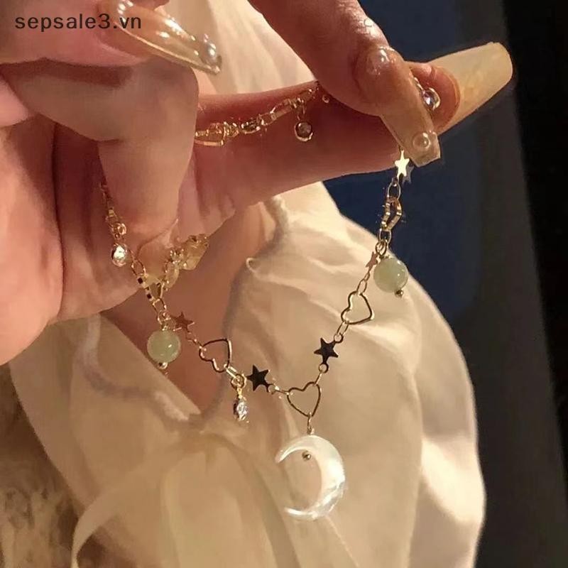 # sepsale # Vòng tay rỗng thời trang Cổ tích hai lớp sel Dây chuyền màu bạc Vòng tay dành cho nữ Quà tặng trang sức dự tiệc cho nữ.
