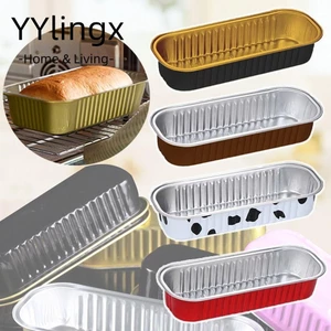 Yylingx 10 Chiếc Muffin Cupcake, Chữ Cái Nâu Khay Tiệc Nướng Bánh, Hình Chữ Nhật Dày Hộp Giấy Thiếc Bánh Sinh Nhật