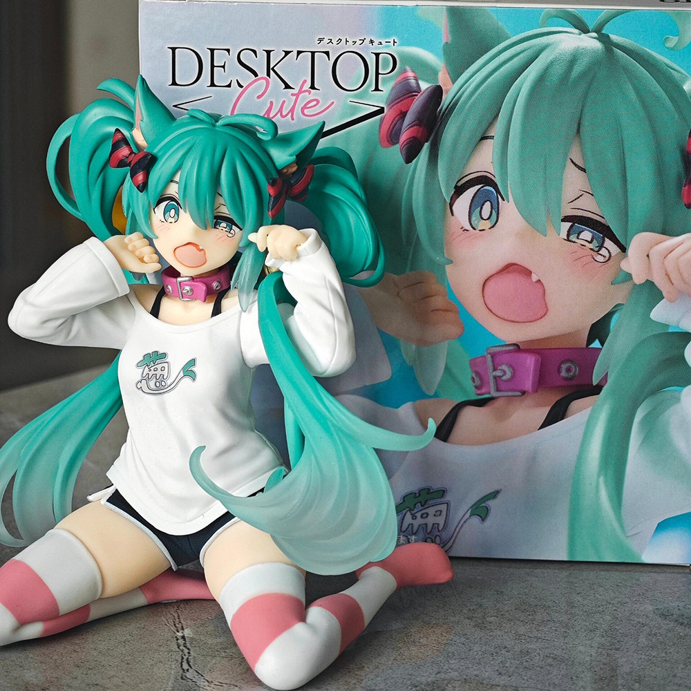 Anime Hatsune Miku Nhân Vật Dễ Thương Ngồi Mô Hình Búp Bê Đồ Chơi Hình Để Bàn Trang Trí Đồ Trang Trí Đồ Chơi