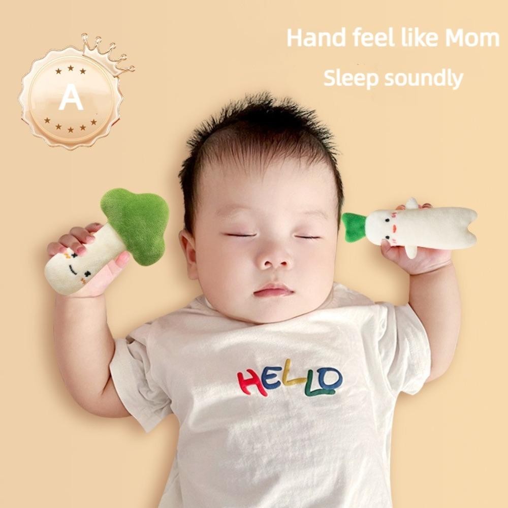 [Hàng về] Đồ chơi cầm tay NATURALHM, Búp bê cầm tay nhồi bông chống khởi động Cà rốt thoải mái cho bé, Quà tặng dễ thương Đồ chơi cho bé ngủ