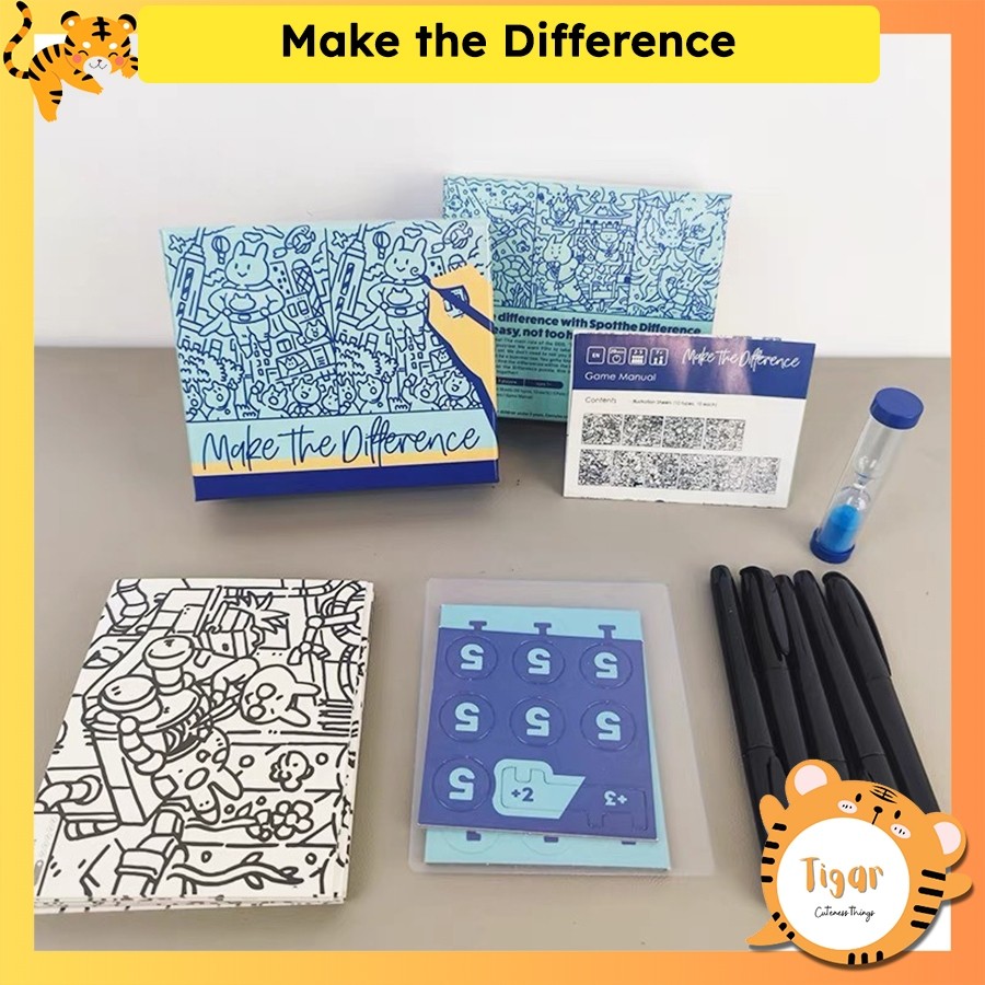 Boardgame Make the Difference - Cuộc Chiến Tìm Lỗi!" Tigar