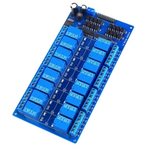 Mô-đun rơle bảo vệ Yoo Optocoupler 16 kênh 24V có nguồn điện cho các ứng dụng vi điều khiển