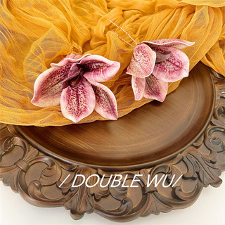 1 Cặp Kẹp Tóc Phong Cách Trung Quốc Mới, Hoá Tiết Hoa, Phụ Kiện Hanfu