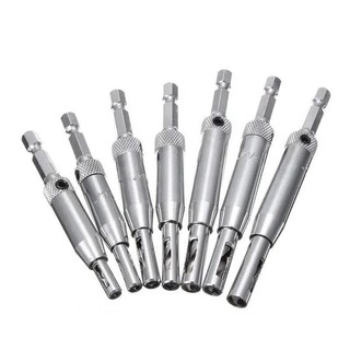 Bộ 4 Mũi Khoan Bản Lề Tự Định Tâm, Chuôi Lục Giác, Chất Lượng Cao, Giá Tốt, Free Ship