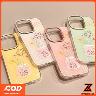 Ốp Lưng Cho OPPO Reno 15 Reno 14F Reno 14 Pro Reno 13F Reno 13 Pro Reno12 F Reno11 F Reno 10 Reno 8T Reno 8Z Reno 7Z Reno7 Reno8 Reno5 Chậu Hoa Đơn Giản Chống Sốc Điện Thoại TPU