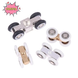 Pnpia Phòng Tắm Đồng Bốn Gót Ròng Rọc Con Lăn Cho Phòng Tắm Kính Cửa Trượt Chống Thấm Nước Mang Theo Cửa Cần Cẩu Nhà Vệ Sinh Boutique