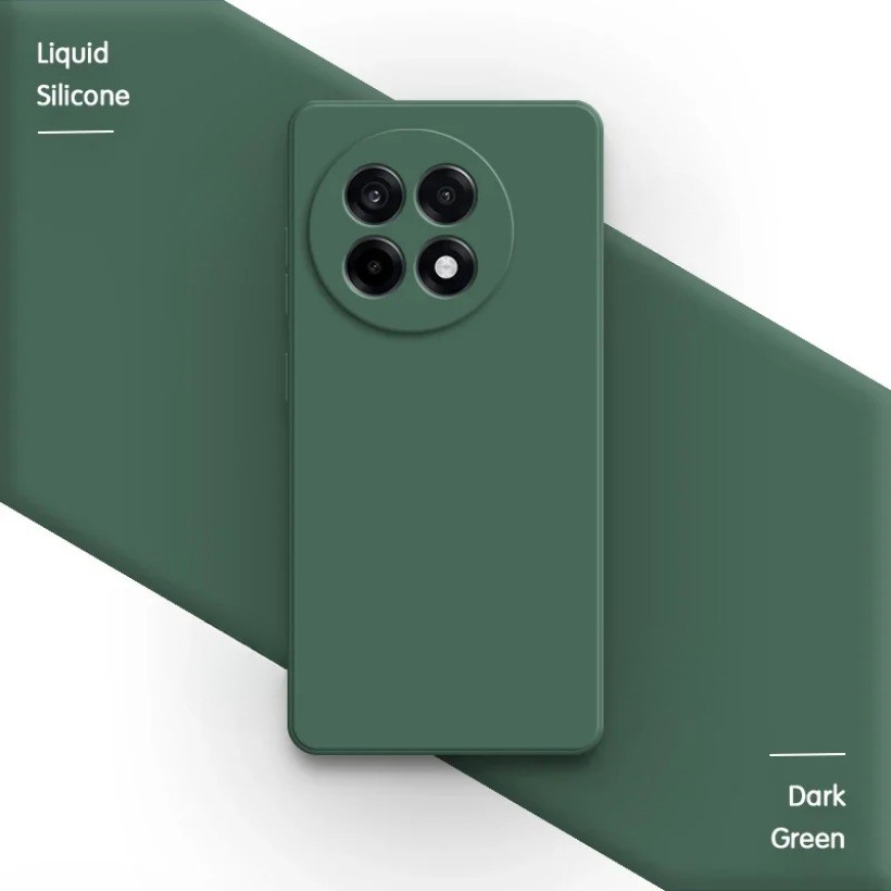 Ốp Điện Thoại Silicon Lỏng Cho OnePlus Ace5 Ace 5 Pro 5Pro 5G Phụ Kiện Chính Hãng Mềm Thời Trang Cổ Điển Cạnh Thẳng Ốp Lưng