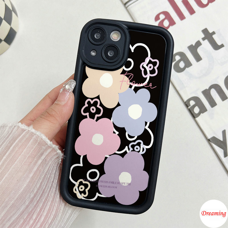 Ốp Lưng Cho Samsung Galaxy S24 S23 S22 S21 S20 Plus Ultra FE M55 M54 M51 A55 A54 A53 A52 A51 A50 A30S A73 A72 A71 A70 Thiết Kế Mắt Thiên Thần Chống Rơi Họa Tiết Hoa Nhiều Màu Sắc Thế Giới