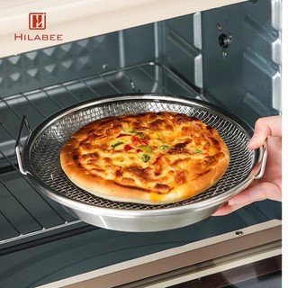 Giỏ thoát dầu bằng thép không gỉ có khay Nồi chiên không khí Phụ kiện giỏ lọc Máy chủ thực phẩm chiên