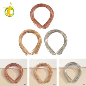 Bộ 50 Băng Đô Kim Loại Trơn Cho Hàng Thủ Công Khung Băng Đô Cài Tóc Số Lượng Lớn Tóc Vòng Mịn Thủ Công DIY Handmade Trống Băng Đô Để Thủ Công