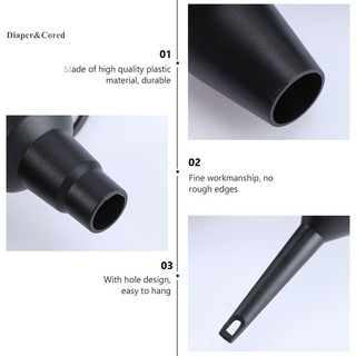 DIAPER & CORED 3 Kích Cỡ Vòi Phun Máy Bơm Hơi Không Khí Adapter Thay Thế Vòi Phun Đen YTH