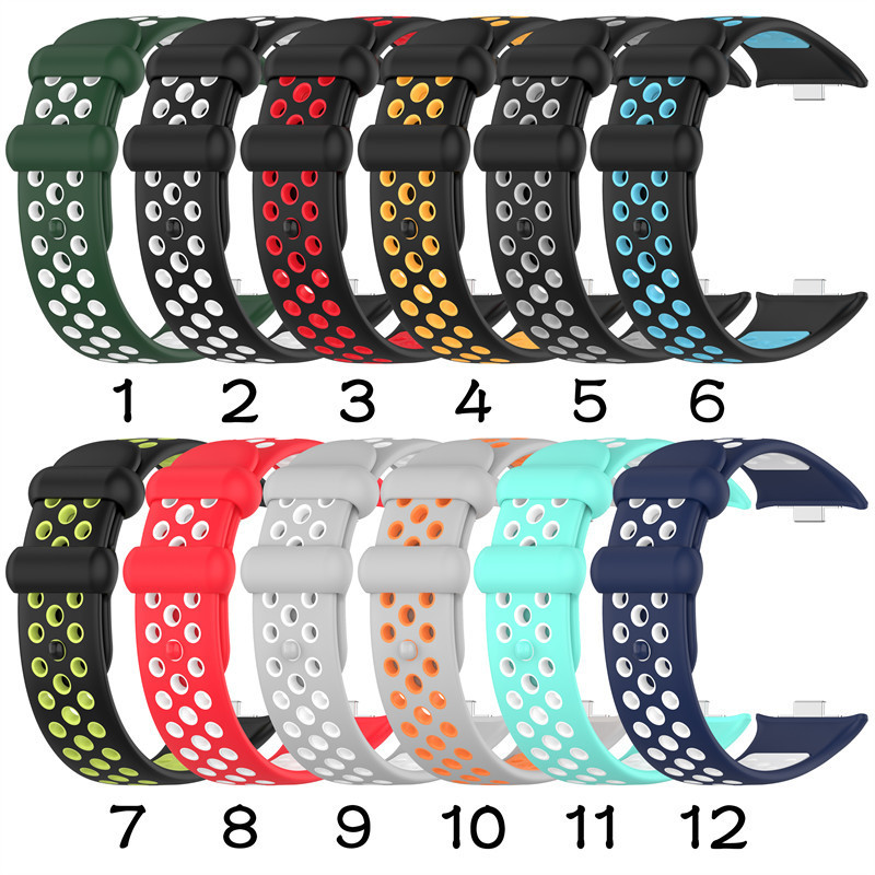 Dành Cho Xiaomi Redmi watch 4 5 6 / Xiaomi Smart Band 8 9 Pro Dây Đeo Nhiều Màu Sắc Thay Thế Thể Thao Mềm Dây Đeo Tay Vòng Tay Silicon Redmi watch4 watch5 watch6 / 8Pro 9Pro