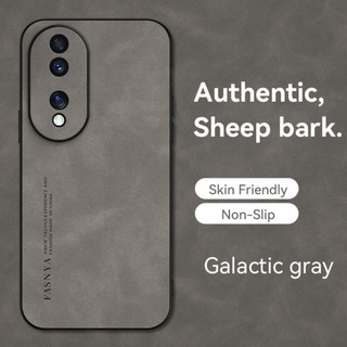 Ốp lưng HONOR 90 REA-AN00 REA-NX9 Vỏ chống rơi và chống sốc làm bằng da cừu chất lượng cao và vỏ cứng thân thiện với da
