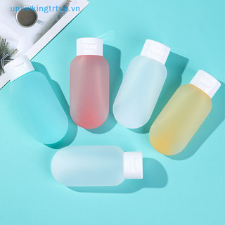 Unewtyu 3 Cái / bộ Chai Có Thể Đổ Lại 60ml Silicon Mềm Lotion Hộp Bóp Ống Trống Chai Dầu Gội Du Lịch Di Động VN