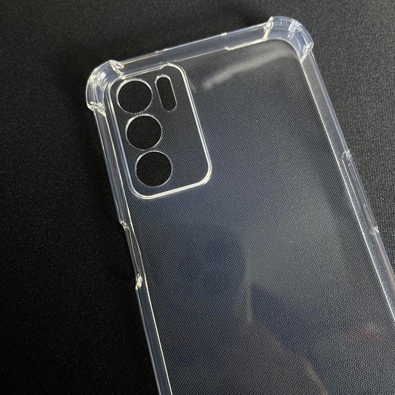 Ốp lưng Oppo A16K, A16 nhựa silicon trong suốt dẻo cao cấp chống sốc viền vuông bảo vệ điện thoại