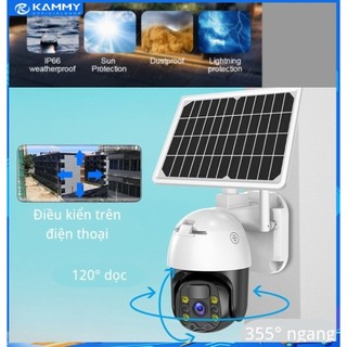 HÀNG CHÍNH HÃNG |Camera Năng Lượng Mặt Trời Cg19 Dùng Sim 4g (Solar Pt Camera 4.0mpx), Cảm Biến Chuyển Động, Chống Nước.