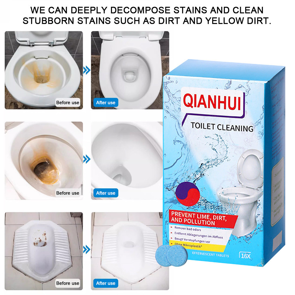 Viên làm sạch nhà vệ sinh gia đình Vệ sinh mạnh mẽ Dễ sử dụng cho nhà bếp