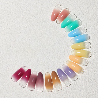 Xeijayi Patting Nail Polish Gel Độ bão hòa cao Không rửa Gradient Blush Bán rắn Keo dán quang trị liệu đóng hộp Nghệ thuật làm móng cho tiệm làm móng tay & * & *
