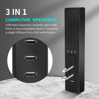 Loa Máy Tính 3 Trong 1 Có Micro & Loa Hội Nghị USB, Mic PC Cho Hội Nghị Video