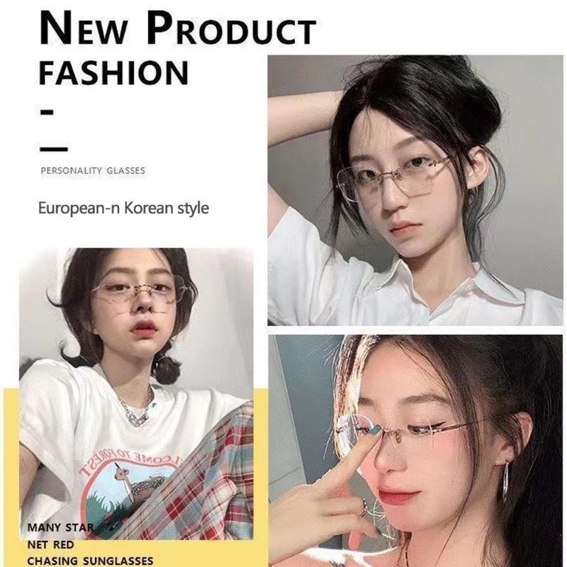 Kính cận thị thời trang -1.0 -1.5 -2.0 -2.5 -3.0 -3.5 -4.0 -4.5 -5.0 -5.5 -6.0 độ dành cho nam và nữ với tròng kính có thể tháo rời kính chống ánh sáng xanh 104