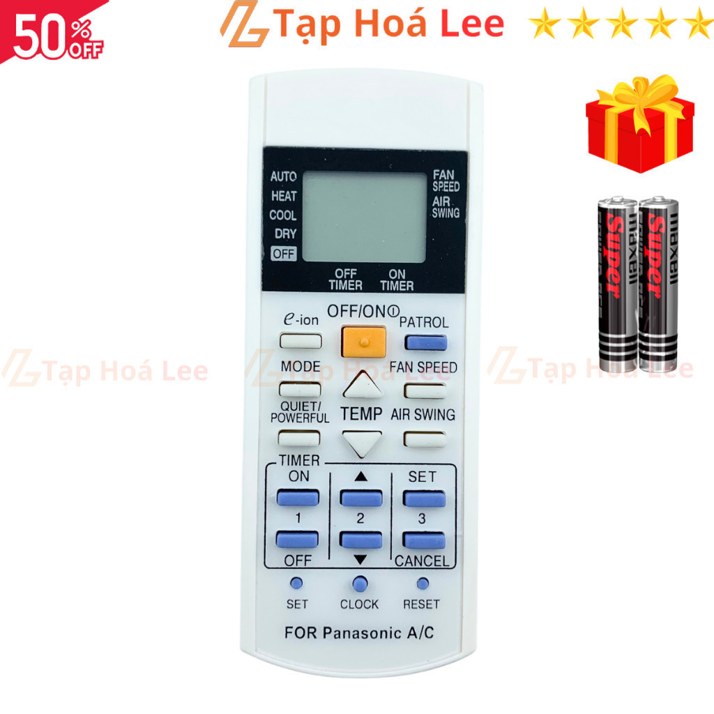 remote điều khiển cho máy lạnh, điều hòa panasonic a75c4137