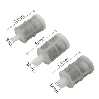 ITRUMPET 1 / 5 Chiếc Microfilter Nước, Tưới Bể Cá Cung Cấp Màng Bơm Nước Lọc, Vật Dụng Lọc Bền Thép Không Gỉ 8 Mm 10 Mm 12 Mm Ống Lưới Lọc