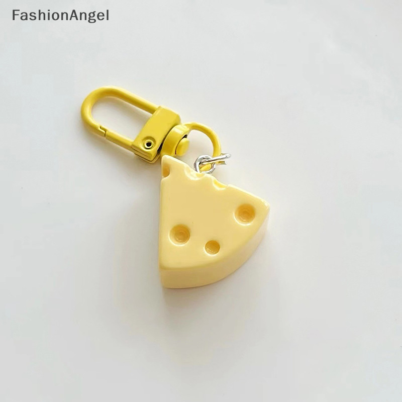 Fashionangel Đáng Yêu Phô Mai Mặt Dây Chuyền Móc Khóa Dễ Thương Mô Phỏng Phô Mai Móc Khóa Ba Lô Mặt Dây Chuyền Cho Bé Gái Trẻ Em Đảng Ủng Hộ TH