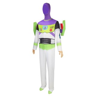 Trang phục cosplay Buzz Lightyear áo liền quần, phù hợp cho lễ hội Halloween và các bữa tiệc