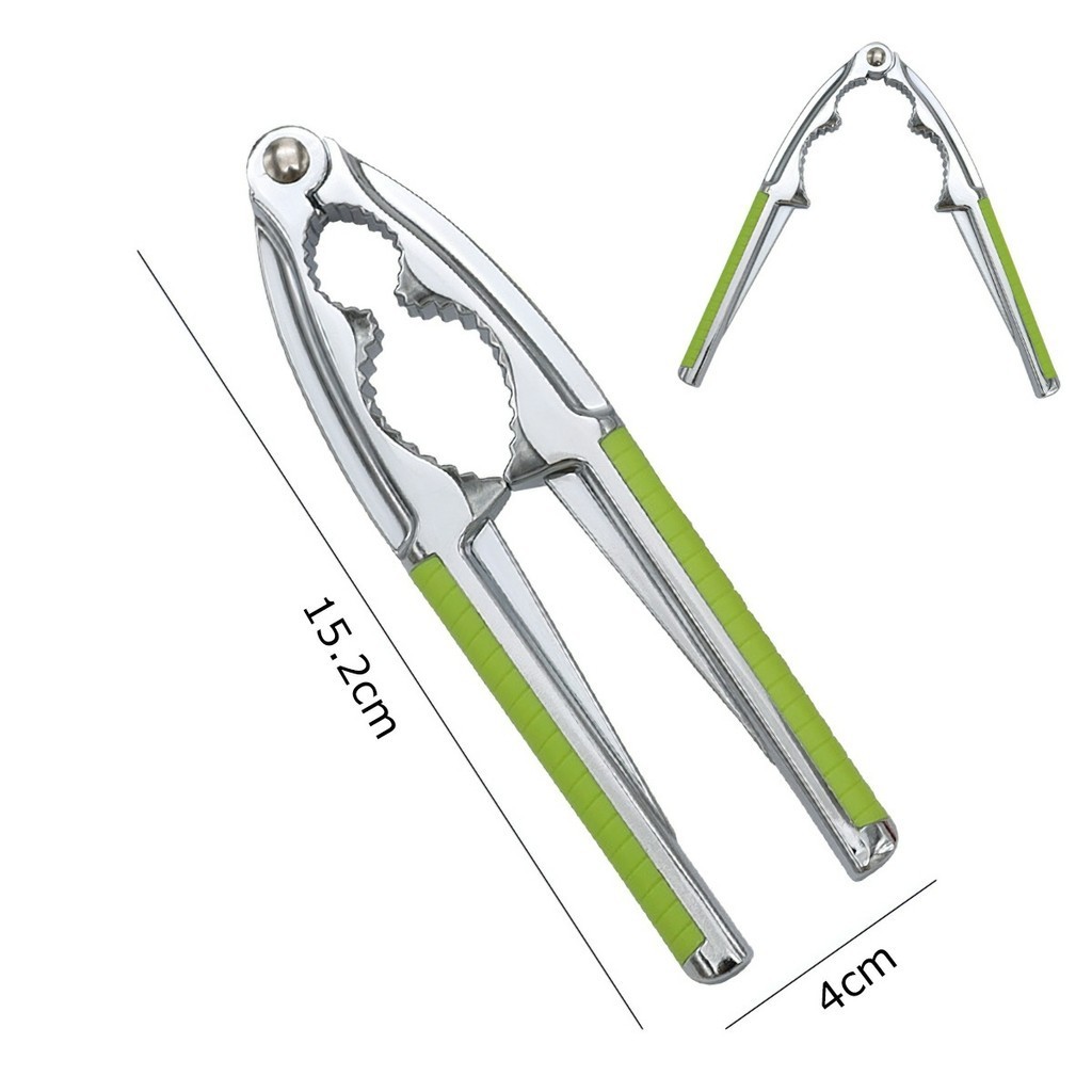 dụng cụ Kẹp càng cua, hạt óc chó bằng inox cao cấp tay cầm bọc silicon