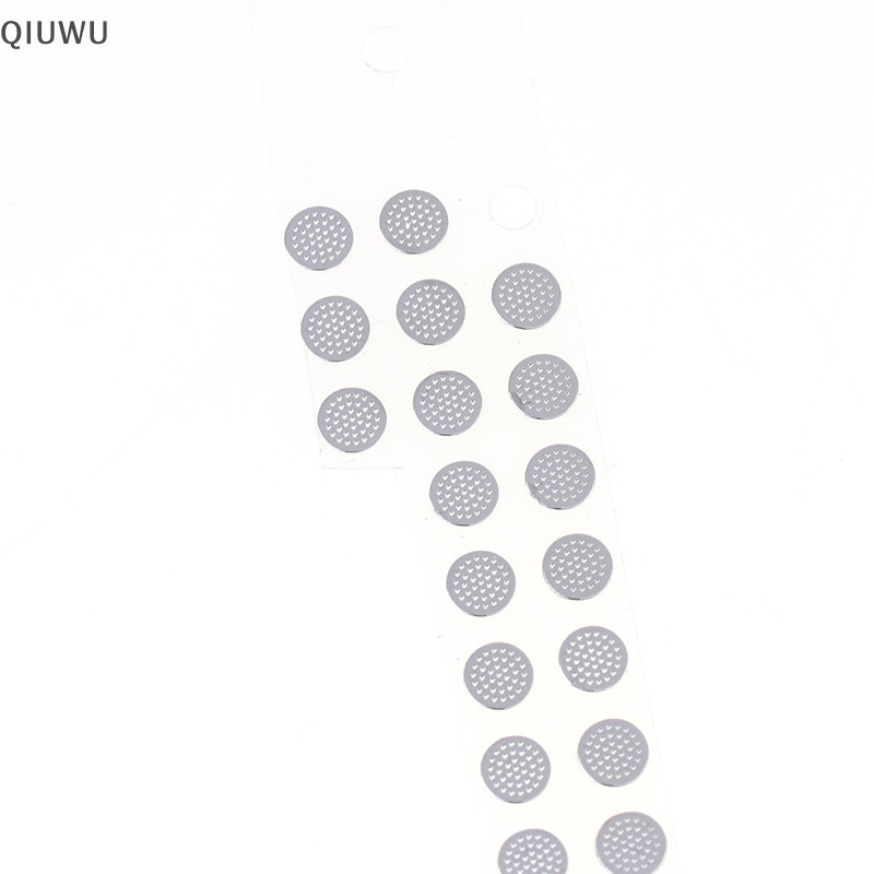 Qiuwu 20 Chiếc Tai Nghe Trong Tai Lọc Bụi Lưới Tai Nghe Chống Bụi Lưới Thép Có Keo 4.0-5.0mm.