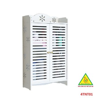 Tủ nhà tắm gỗ nhựa PVC 4TNT01 - VĐ Smart Furrniture NỘI THẤT LẮP RÁP VIENDONGADV
