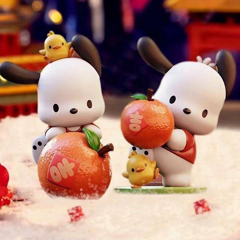 Sanrio Pochacco Lucky Blind Box Hình Dễ Thương Trang Trí Bàn Làm Việc Quà Tặng Sinh Nhật