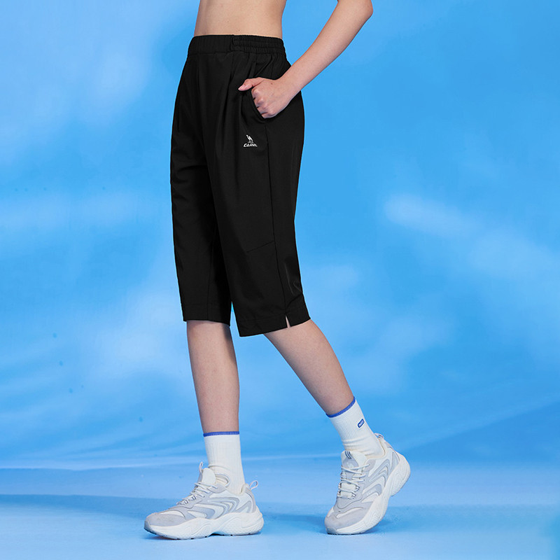 Ảnh Quần crop thể thao CAMEL CROWN Quần thể thao khô nhanh cho nam và nữ Quần thể thao chạy bộ cảm giác băng Quần short thoáng khí 3