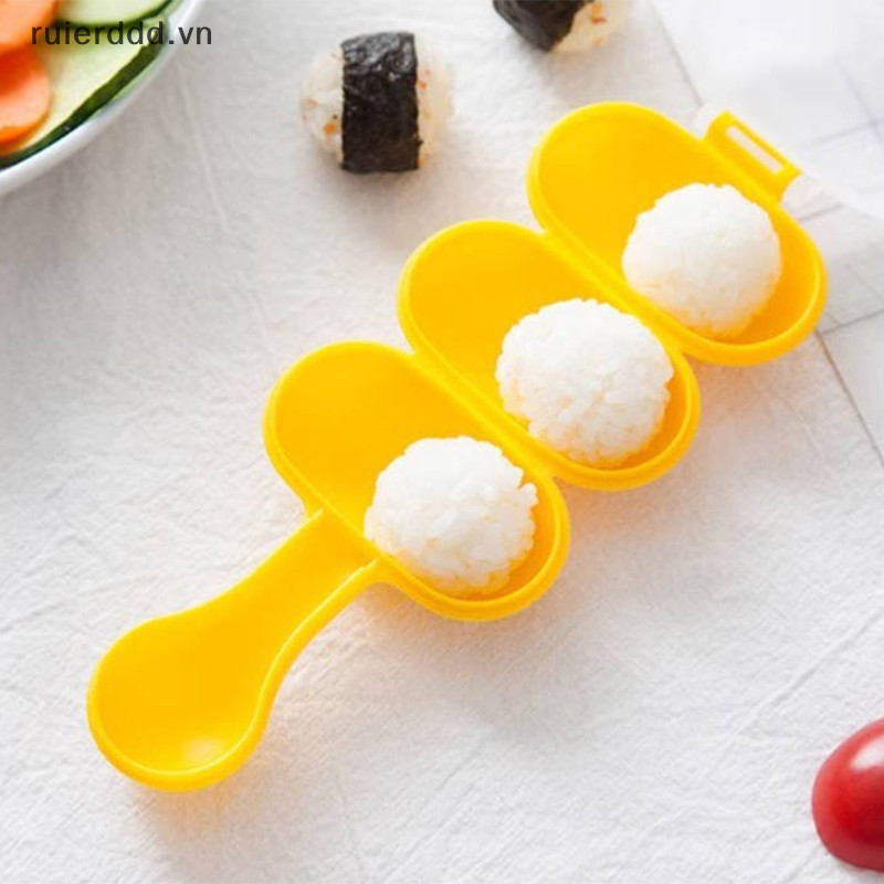 # NEW # Rice Shaker DIY Rice Baller Shakers Khuôn làm đồ ăn trưa Onigiri Mold DIY Rice Baller Shakers Kitchen Sushi Tools Phụ kiện.