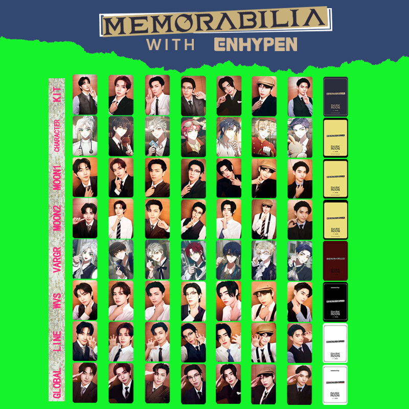 1-10 Chiếc EN ID Ảnh Dicon Photocards MEMORABILIA KÍCH THƯỚC NHẠC FOREST Lomo Cards HEESEUNG JAKE JAY JUNGWON NI-KI SUNGHOO ảnh Bưu thiếp YM