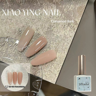 Jillradia Sơn Móng Tay Gel Quế Vỏ Cây Khỏa Thân Màu Đá Tansparent Quang Trị Liệu Keo DánNail Nghệ Thuật Làm Móng Tay Cho Tiệm Móng Tay 10 ml