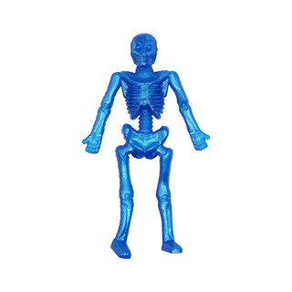 Bán chạy TPR Cao su mềm Đàn hồi có thể thu vào Little Zombie Skeleton Man Halloween Đồ chơi ngộ nghĩnh