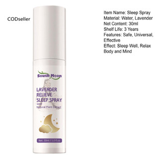 Cods 30ml Chất ngủ Không có tác dụng phụ Tự nhiên Không gây kích ứng Làm dịu Thiết thực Ngăn ngừa chứng mất ngủ Hoa oải hương khỏe mạnh Thuốc xịt ngủ cho phụ nữ