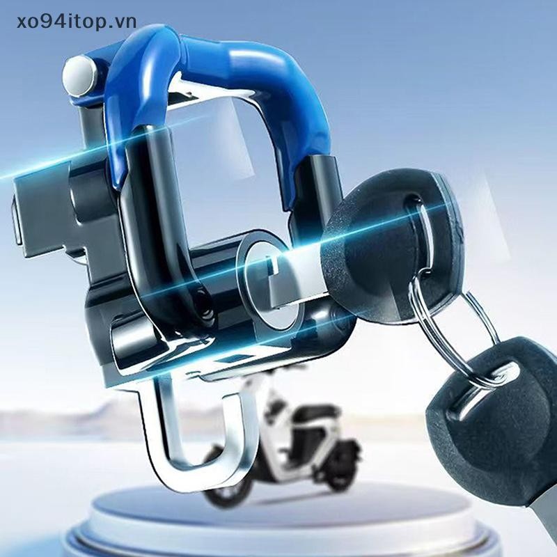 Mũ bảo hiểm xe máy Xoitop Khóa chống trộm Mũ bảo hiểm Khóa an ninh với 2 phím và dụng cụ lắp đặt Phụ kiện xe máy VN