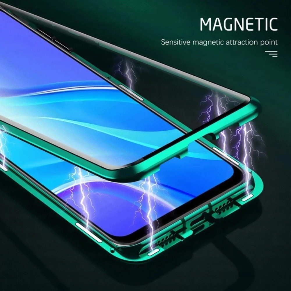 Vỏ kính cường lực hai mặt cho Honor X9C HonorX9C X 9C 5G 2024 Vỏ điện thoại lật Vỏ chống sốc từ tính Vỏ bảo vệ toàn diện Ốp lưng cứng