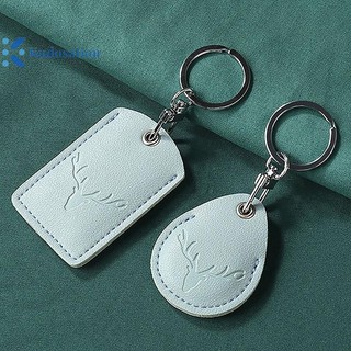 Kudosation 1Pc Hộp Đựng Thẻ Da Đựng Thẻ Móc Khóa Khóa Khóa Cửa Thẻ Truy Cập Thẻ ID Hộp Đựng Thẻ Truy Cập Móc Khóa Túi Đựng Thẻ Truy Cập