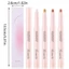 FAVORITEGOODS Lấp Lánh Phấn Mắt Dính, Nằm Silkworm Bút Phấn Mắt Độ Bóng Cao, Thời Trang Matte White Pearl Brightening Highlighter Pen Mỹ Phẩm Trang Điểm