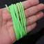 TOPTOOLCX Câu Cá Đêm Dạ Quang Ống, Ống Câu Cá Dạ Quang Silicon 0.8 / 1 / 1.5 / 2 Mm, Dây Móc Phát Sáng Xanh Chống Giàn Khoan Ống Câu Cá Biển Sâu