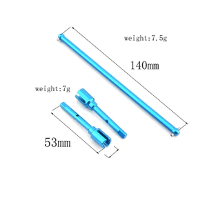 Bộ khớp trục truyền động trung tâm bằng kim loại hợp kim nhôm và cánh quạt cho Tamiya TT-02 TT-02B TT02 TT02B 1 / 10 RC Xe nâng cấp các bộ phận