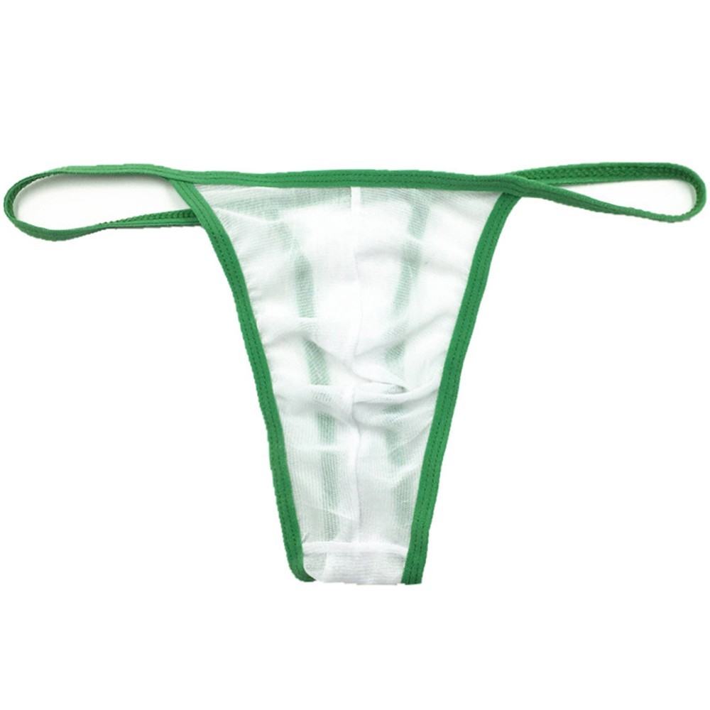 Quần lót G-string nam xuyên thấu, gợi cảm, kiểu Jockstraps, phù hợp bơi lội