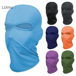 Luimo 2 Lỗ Balaclava Xe Máy Khẩu Trang Moto Mũ Bảo Hiểm Hood Trượt Tuyết Cổ Full Mặt nạ Chống Gió Mặt nạ Biker Nam SBS