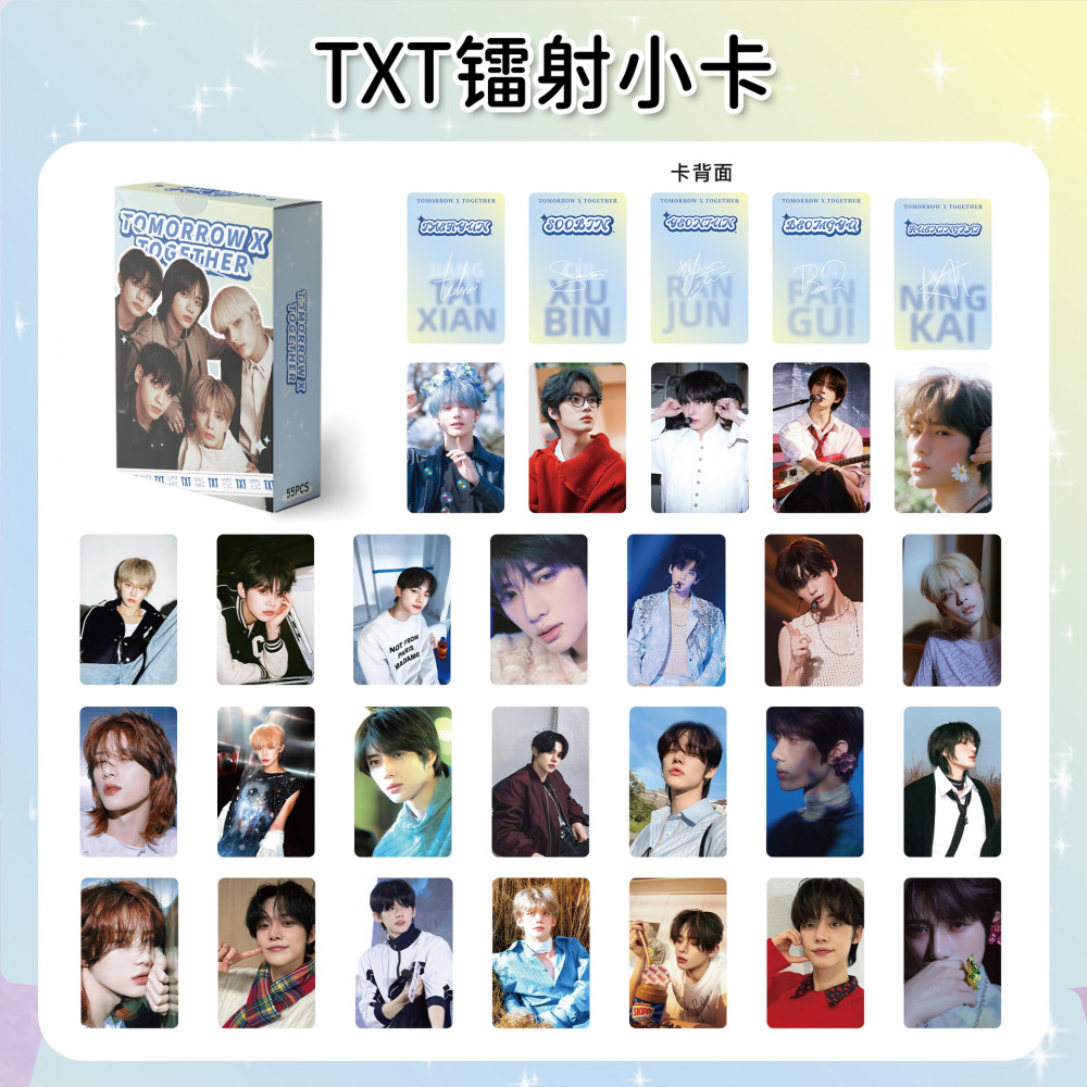 Linxx 55 Cái Nhóm KPop Ngôi Sao Hàng Đầu LOMO Thẻ Ảnh Thần Tượng Hàn Quốc Người Hâm Mộ Bộ Sưu Tập Thẻ Hỗ Trợ Với 55 Thẻ Khác Nhau-Pop Fan Club Hàng Hóa Cho Người Hâm Mộ Quà Tặng