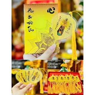 [TẶNG BAO LÌ XÌ LỘC] Lá Bồ Đề Diêu Trì Kim Mẫu Đã Khai Quang Nhũ Vàng Tài Lộc Phong Thuỷ Decor Nam Nữ